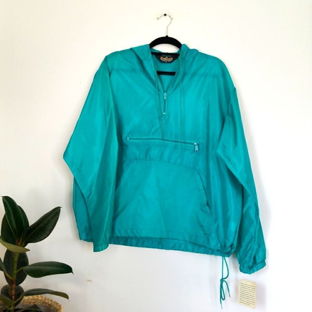 Vintage Deadstock NWT 80's Auburn Sportswear Anorak Windbreaker M